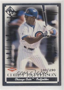 2001 Pacific Private Stock - [Base] - Silver Portraits #130 - Corey Patterson /290