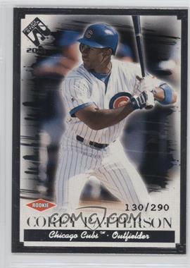 2001 Pacific Private Stock - [Base] - Silver Portraits #130 - Corey Patterson /290