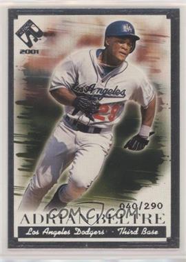 2001 Pacific Private Stock - [Base] - Silver Portraits #59 - Adrian Beltre /290