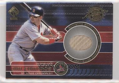 2001 Pacific Private Stock - Game-Used Gear #144 - Jim Edmonds