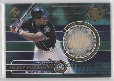 2001 Pacific Private Stock - Game-Used Gear #158 - Rickey Henderson