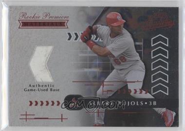 2001 Playoff Absolute Memorabilia - [Base] #157 - Rookie Premiere Materials - Albert Pujols /700