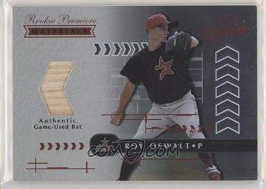 2001 Playoff Absolute Memorabilia - [Base] #176 - Rookie Premiere Materials - Roy Oswalt /700