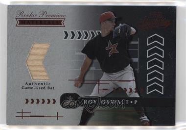 2001 Playoff Absolute Memorabilia - [Base] #176 - Rookie Premiere Materials - Roy Oswalt /700