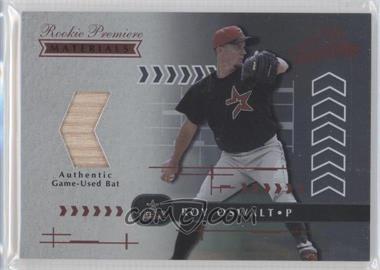 2001 Playoff Absolute Memorabilia - [Base] #176 - Rookie Premiere Materials - Roy Oswalt /700