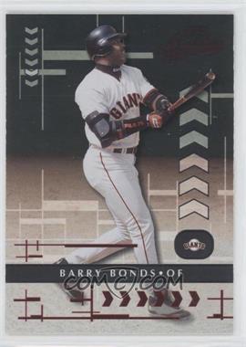 2001 Playoff Absolute Memorabilia - [Base] #2 - Barry Bonds
