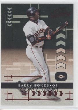 2001 Playoff Absolute Memorabilia - [Base] #2 - Barry Bonds