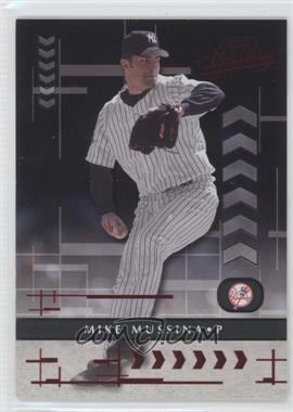 2001 Playoff Absolute Memorabilia - [Base] #46 - Mike Mussina