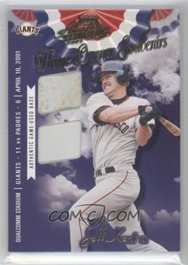 2001 Playoff Absolute Memorabilia - Home Opener Souvenirs - Double #OD-34 - Jeff Kent /200