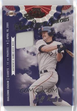 2001 Playoff Absolute Memorabilia - Home Opener Souvenirs - Single #OD-34 - Jeff Kent /400 [EX to NM]