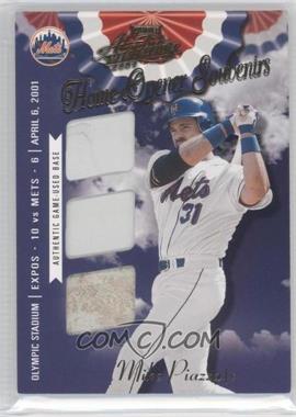 2001 Playoff Absolute Memorabilia - Home Opener Souvenirs - Triple #OD-13 - Mike Piazza /75