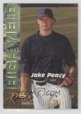 2001 Royal Rookies - High Yield - Autographs #HY-05 - Jake Peavy /3995