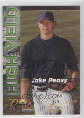 2001 Royal Rookies - High Yield - Autographs #HY-05 - Jake Peavy /3995