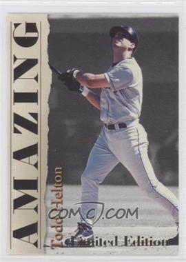 2001 Royal Rookies Throwbacks - Amazing - Limited Edition #A1 - Todd Helton
