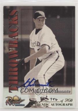 2001 Royal Rookies Throwbacks - [Base] - Autographs #17 - Hector Almonte /5950