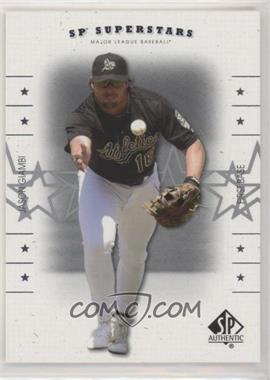2001 SP Authentic - [Base] - Missing Serial Number #147 - SP Superstars - Jason Giambi