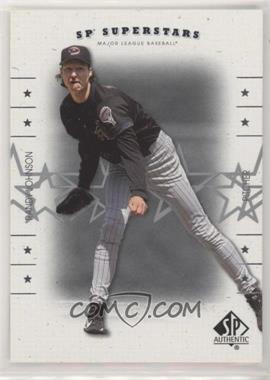 2001 SP Authentic - [Base] - Missing Serial Number #153 - SP Superstars - Randy Johnson