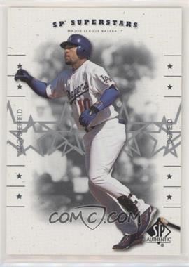 2001 SP Authentic - [Base] - Missing Serial Number #155 - SP Superstars - Gary Sheffield