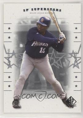 2001 SP Authentic - [Base] - Missing Serial Number #156 - SP Superstars - Tony Gwynn