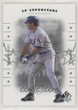 2001 SP Authentic - [Base] - Missing Serial Number #164 - SP Superstars - Rafael Palmeiro