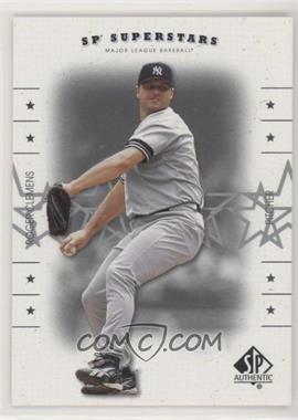 2001 SP Authentic - [Base] - Missing Serial Number #175 - SP Superstars - Roger Clemens