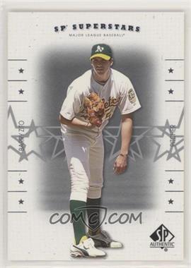 2001 SP Authentic - [Base] - Missing Serial Number #177 - SP Superstars - Barry Zito