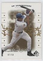 SP Superstars - Alex Rodriguez #/50