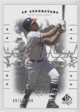 2001 SP Authentic - [Base] #165 - SP Superstars - Andruw Jones /1250