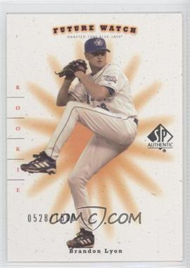 2001 SP Authentic - [Base] #233 - Future Watch - Brandon Lyon /1500