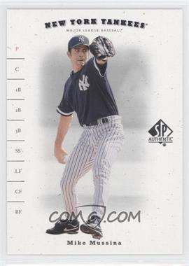 2001 SP Authentic - [Base] #39 - Mike Mussina