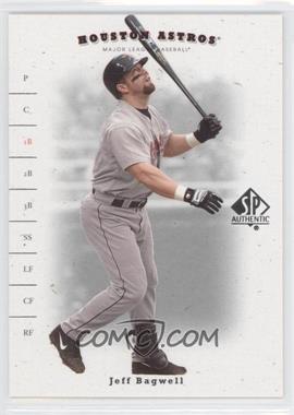 2001 SP Authentic - [Base] #41 - Jeff Bagwell