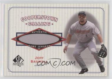 2001 SP Authentic - Cooperstown Calling #CC-JB - Jeff Bagwell