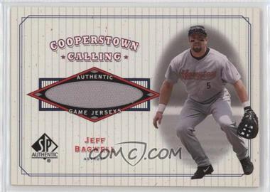 2001 SP Authentic - Cooperstown Calling #CC-JB - Jeff Bagwell