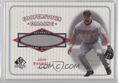 2001 SP Authentic - Cooperstown Calling #CC-JB - Jeff Bagwell