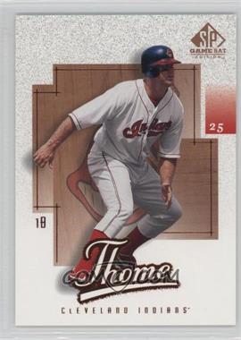 2001 SP Game Bat Edition - [Base] #15 - Jim Thome