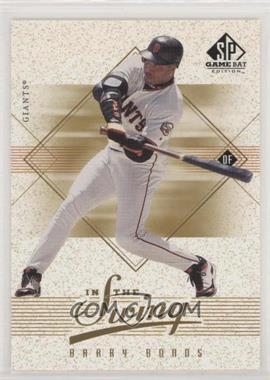 2001 SP Game Bat Edition - In the Swing #IS5 - Barry Bonds