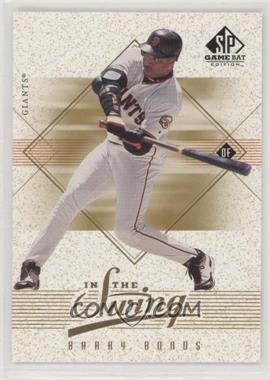 2001 SP Game Bat Edition - In the Swing #IS5 - Barry Bonds