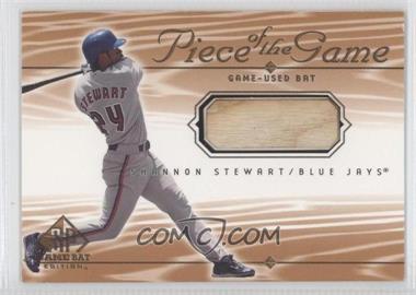 2001 SP Game Bat Edition - Piece of the Game #SS.2 - Shannon Stewart