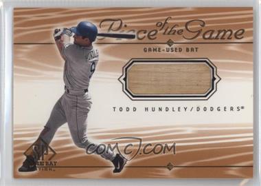 2001 SP Game Bat Edition - Piece of the Game #THU - SP - Todd Hundley