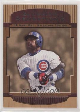 2001 SP Game Bat Edition Milestone - Slugging Sensations #SS-3 - Sammy Sosa