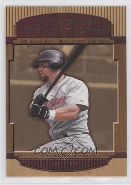 2001 SP Game Bat Edition Milestone - Slugging Sensations #SS-6 - Jeff Bagwell [EX to NM]