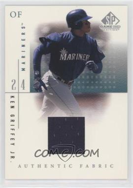 2001 SP Game Used Edition - Authentic Fabric #KG (M) - Ken Griffey Jr.