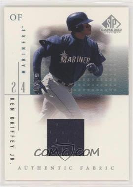2001 SP Game Used Edition - Authentic Fabric #KG (M) - Ken Griffey Jr. - Courtesy of COMC.com