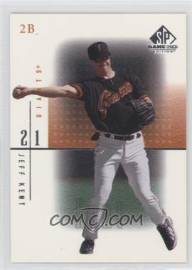 2001 SP Game Used Edition - [Base] #47 - Jeff Kent