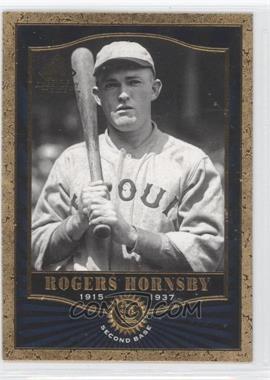 2001 SP Legendary Cuts - [Base] #17 - Rogers Hornsby