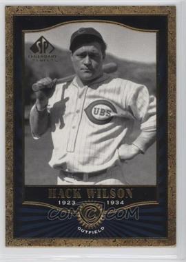 2001 SP Legendary Cuts - [Base] #22 - Hack Wilson