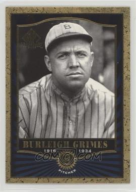 2001 SP Legendary Cuts - [Base] #26 - Burleigh Grimes