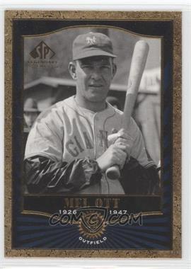 2001 SP Legendary Cuts - [Base] #41 - Mel Ott