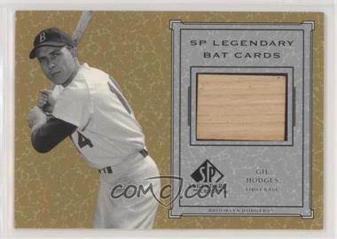 2001 SP Legendary Cuts - Legendary Bats #B-GH - Gil Hodges