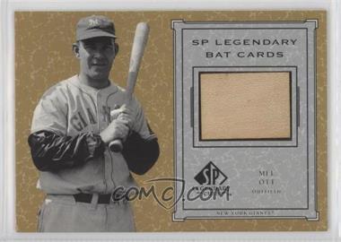 2001 SP Legendary Cuts - Legendary Bats #B-MO - Mel Ott